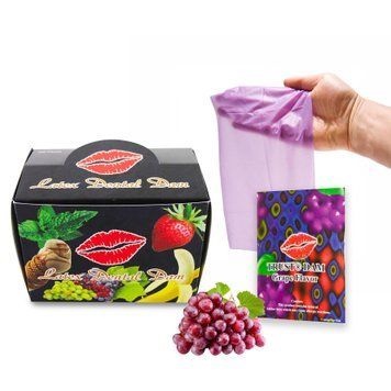 Набір латексних серветок Latex Dental Dams Grape 100 шт SX1269 фото