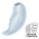 Вакуумний кліторальний стимулятор з вібрацією Satisfyer Seal You Soon, 2 незалежні мотори SX0564 фото 1