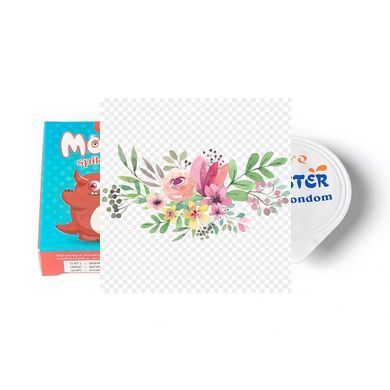 Насадка на член Recare Red Monster Spike Condom (презерватив с рядами шипов) SX3356 фото