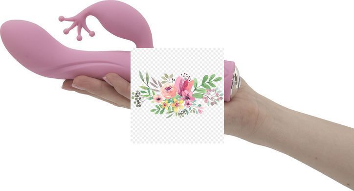 Розкішний вібратор-кролик Pillow Talk - Kinky Pink з кристалом Сваровські, потужний SO2715 фото