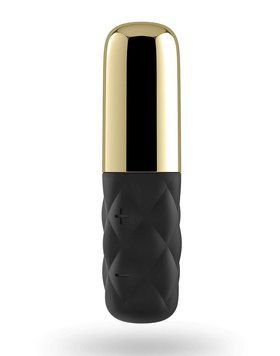 Мощный мини-вибратор Satisfyer Sparkling Darling Gold со съемным колпачком, 16 режимов работы SO3106 фото