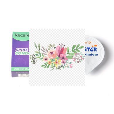 Насадка на член Recare Spike Condom Purple (презерватив с усиками и рядами шипов) SX3348 фото