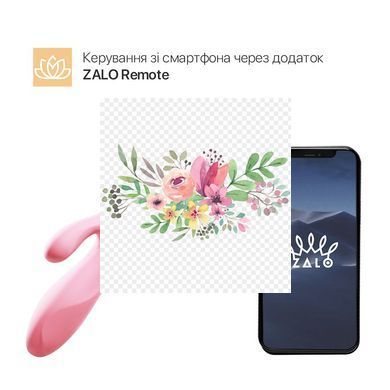 Смартвібратор-кролик Zalo &mdash; Rosalie Rouge Pink SO6666 фото