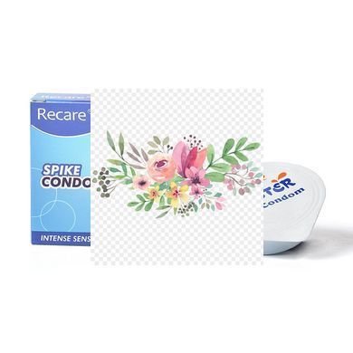 Насадка на член Recare Spike Condom Blue (презерватив с шипами) SX3350 фото