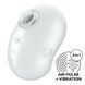 Вакуумный клиторальный стимулятор с вибрацией Satisfyer Cutie Ghost White SX0573 фото 1