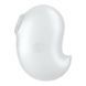Вакуумный клиторальный стимулятор с вибрацией Satisfyer Cutie Ghost White SX0573 фото 2