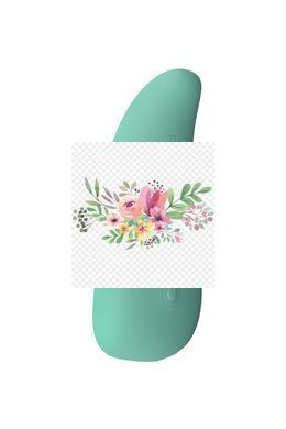 Вибратор-язычок FairyGasm ThrillLeaf green SX0651 фото