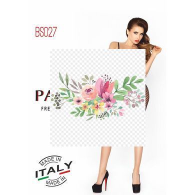 Бодистокинг Passion BS027 black, платье-сетка на бретелях, очень откровенное PBS027B фото