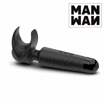 Мастурбатор-вібромасажер Manwan MAN.WAND, відмінно для пар, вібро-мінет, 20 режимів SO2080 фото