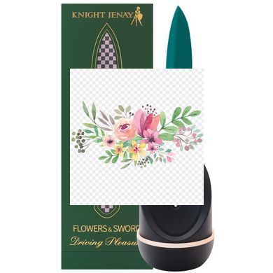 Изысканный вибратор Knight Jenay FLOWERS & SWORD, маска, лента и лубрикант в комплекте SO6557 фото