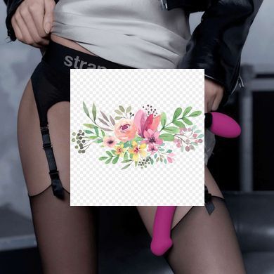 Безремінний страпон з вібрацією Strap-On-Me Vibrating Fuchsia XL, діам. 4,7см, пульт ДК, регульований SX2573 фото
