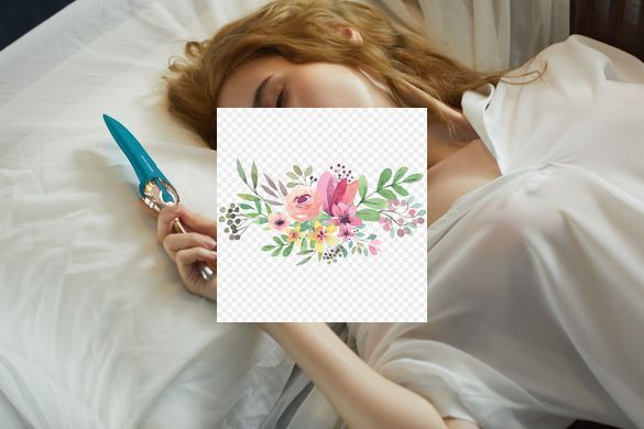 Изысканный вибратор Knight Jenay FLOWERS & SWORD, маска, лента и лубрикант в комплекте SO6557 фото