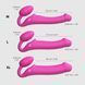 Безремінний страпон з вібрацією Strap-On-Me Vibrating Fuchsia XL, діам. 4,7см, пульт ДК, регульований SX2573 фото 5
