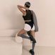 Трусики з фіксацією дилдо Strap-On-Me Harness Lingerie Idole - XS - Black SX3522 фото 11