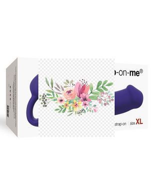 Безремінний страпон Strap-On-Me Violet XL, повністю регульований, діаметр 4,5 см SO2709 фото