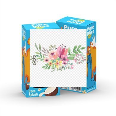 Ароматное свеча пикантной формы Pure Bliss Blue Coco Splash (Кокосовое молоко) 18 см SX3040 фото