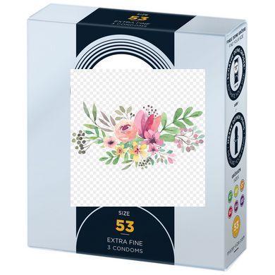 Презервативы Mister Size - pure feel - 53 (3 condoms), толщина 0,05 мм SO8034 фото