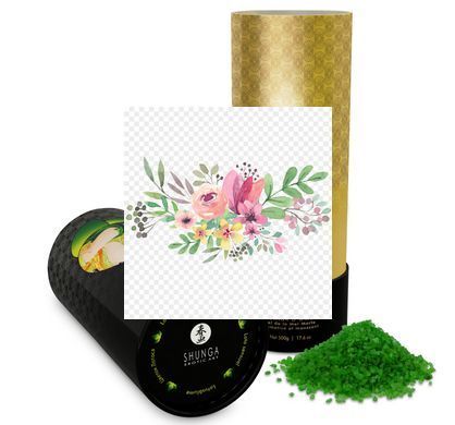 Сіль для ванни Shunga Oriental Crystals Bath Salts ORGANIC &ndash; Lotus Flower (500 г) сіль Мертвого моря SO5964 фото