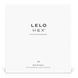 Презервативы LELO HEX Condoms Original 36 Pack, тонкие и суперпрочные SO8131 фото 1