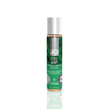 Смазка на водной основе JO H2O &mdash; Cool Mint (30 мл) без сахара, растительный глицерин SO1625 фото