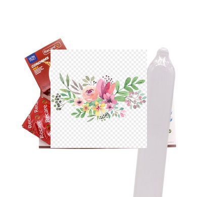 Презервативи Recare Cola Dotted&Ribbed Condoms 3 шт, з пухирцями та ребрами, аромат: Кола SX3319 фото