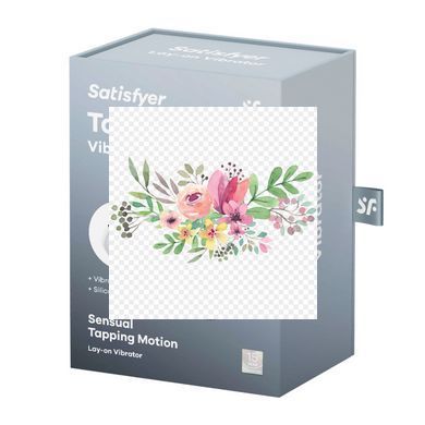 Вібростимулятор-пульсатор Satisfyer Tap & Climax 1 Bluegrey, ефект постукування пальцем, 2 мотори SX0568 фото