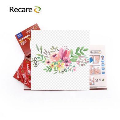 Презервативи Recare Cola Dotted&Ribbed Condoms 3 шт, з пухирцями та ребрами, аромат: Кола SX3319 фото