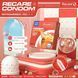 Презервативи Recare Cola Dotted&Ribbed Condoms 3 шт, з пухирцями та ребрами, аромат: Кола SX3319 фото 7