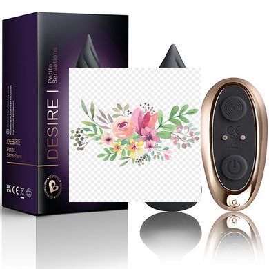 Анальна вібропробка Rocks Off Petite Sensations &ndash; Desire Black SO5975 фото