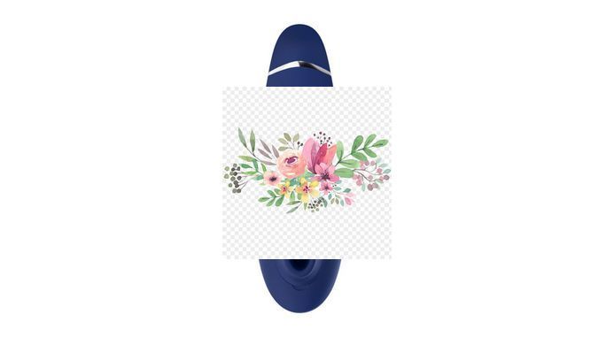 Вакуумний кліторальний стимулятор Womanizer Premium 2 - Blueberry, функції Autopilot та Smart Silence SO8752 фото