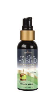 Смазка водно-силиконовая Sensuva Hybrid Caramel Apple (57 мл) без сахара, можно для оральных ласк SO3536 фото