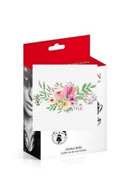 Нашийник c дзвіночками Fetish Tentation Choker Bells, екошкіра SO2238 фото
