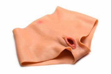 Накладна вагіна Master Series Silicone Vagina + Butt Panties - Large SX1188 фото