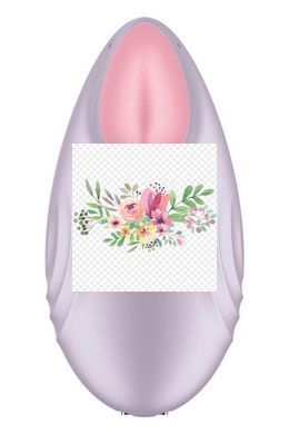 Смарт-вібратор для клітора Satisfyer Tropical Tip Light Lilac SO7141 фото