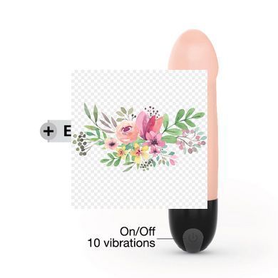 Вибратор Dorcel Real Vibration S Flesh 2.0, диам 3,7см, перезаряжаемый, для точки G SO7392 фото