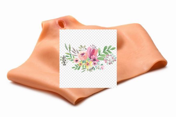 Накладна вагіна Master Series Silicone Vagina + Butt Panties - Small SX1190 фото