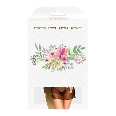 Приталенная сорочка-сетка со стрингами Penthouse - All Yours Black S/M SO5230 фото