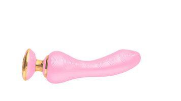 Вибратор для точки G Shunga Sanya Light Pink, гибкий ствол SO6904 фото