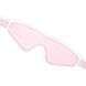 Кожаная маска на глаза Liebe Seele White & Pink Fairy Goat Leather Blindfold SX2824 фото 3