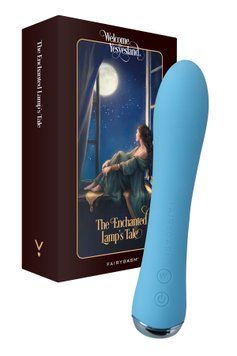 Вібратор з підігрівом FairyGasm WowGenie blue, підігрів до 42 &deg;C SX0653 фото