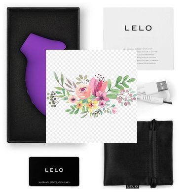 Звуковий стимулятор клітора LELO SONA 2 Travel Purple, тревел-версія, 12 режимів SX0698 фото