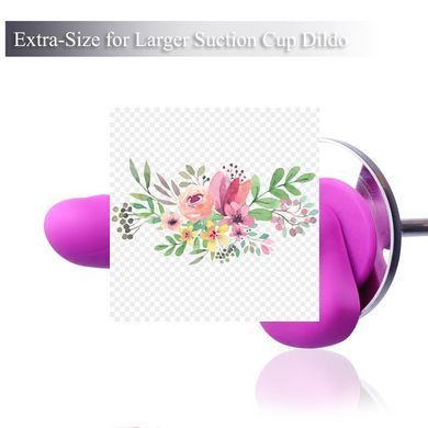 Кріплення для фалоімітаторів на присосці для секс-машин Hismith Suction Cup Adapter 4.5&Prime; KlicLok - S SO6220 фото