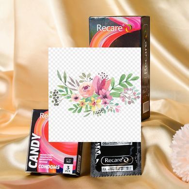 Презервативы Holographic Recare Delay Candy Condoms 3 шт, пролонгирующий эффект, конфетный аромат SX3330 фото