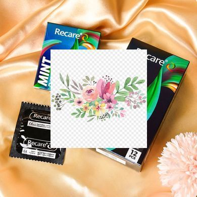 Презервативы Holographic Recare Ultra Thin Mint Condoms 3 шт, ультратонкие, аромат: мята SX3331 фото