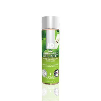 Смазка на водной основе JO H2O &mdash; Green Apple (120 мл) без сахара, растительный глицерин SO1677 фото