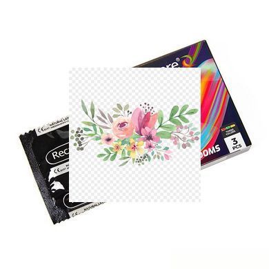 Презервативы Holographic Recare Color Fruit Flavour Condoms 3 шт, ароматы: мята, банан, клубника SX3333 фото