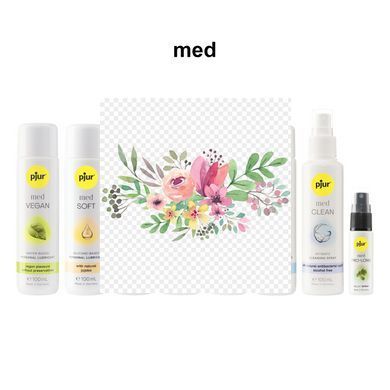 Очищувальний спрей pjur med Clean Spray 100 мл, для ніжної шкіри та іграшок, антибактеріальний PJ10440 фото