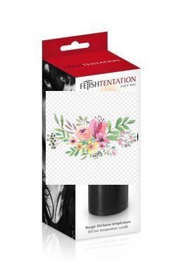 БДСМ-свічка низькотемпературна Fetish Tentation SM Low Temperature Candle Black SO3754 фото