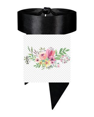 Атласная маска-повязка Obsessive Blindfold black One size, черная SO7300 фото