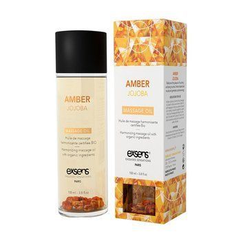 Масажна олія EXSENS Amber Jojoba (гармонізує, з бурштином) 100мл, натуральна SO2369 фото